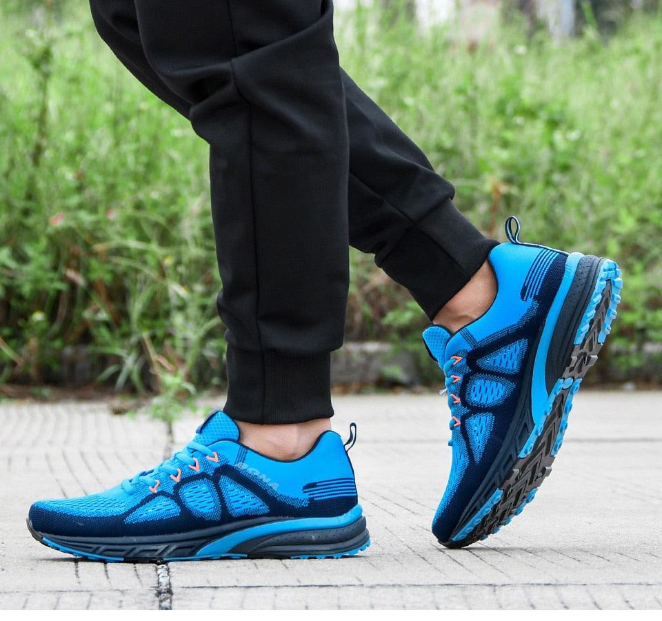 Men's Lightweight Mesh Running Sneakers Non-Slip Trainers