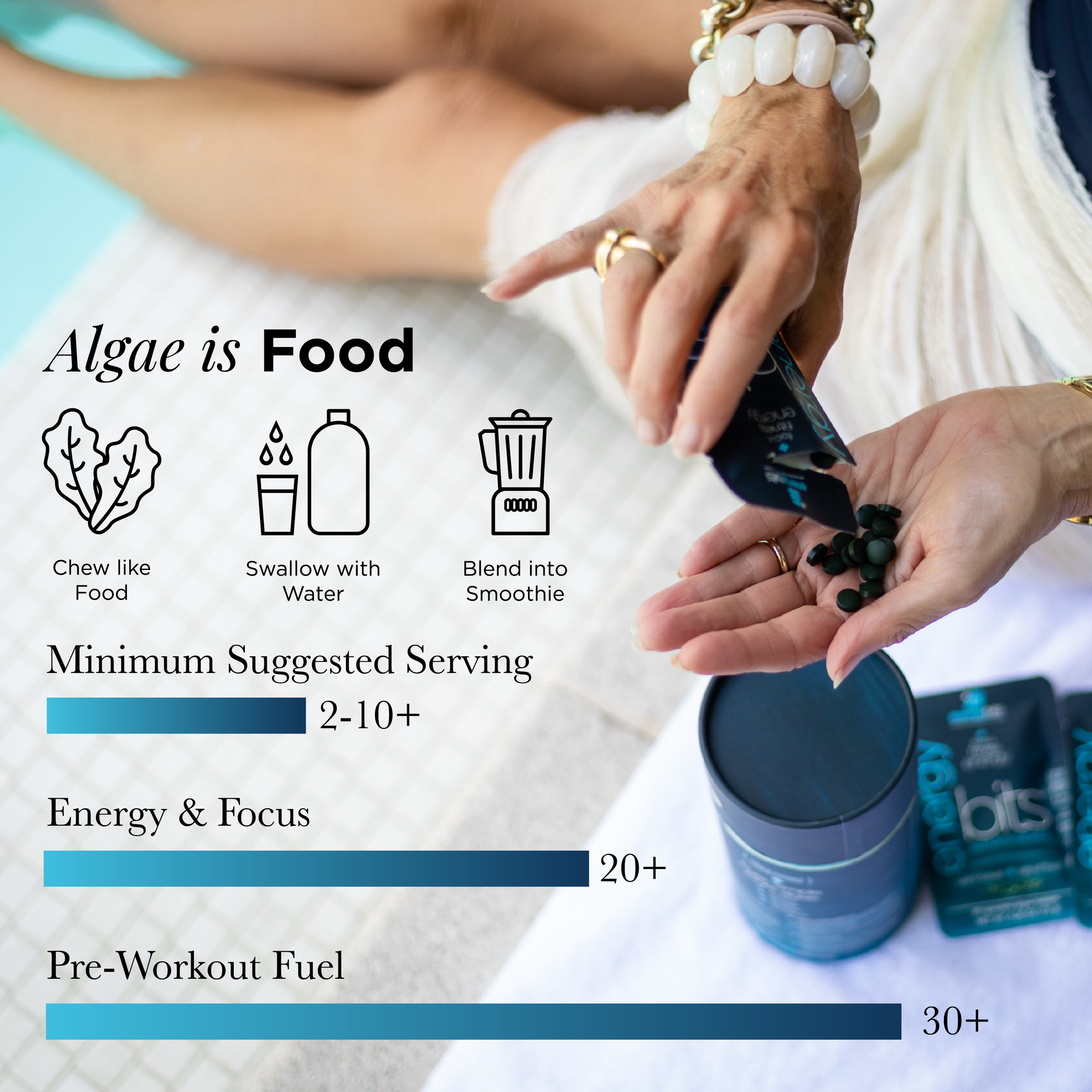 Spirulina Large Bag Nutrient Dense Supplement