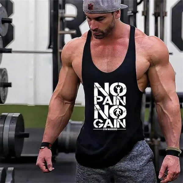 Fashion Bodybuilding Cotton Gym Sleeveless Shirt Men Fitness Vest Modern Singlet Sportswear Workout Tank Top Gym Mens Back Tank Top Vest Muscle Fashion Stringer Clothing Bodybuilding Singlets Fitness Workout Sleeveless Sports Shirt