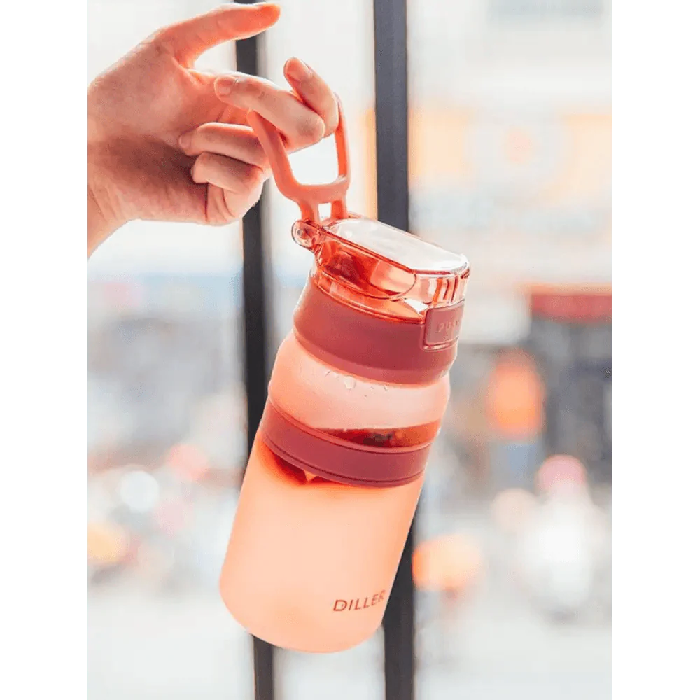 Portable Tritan Water Bottle with Straw for Fitness