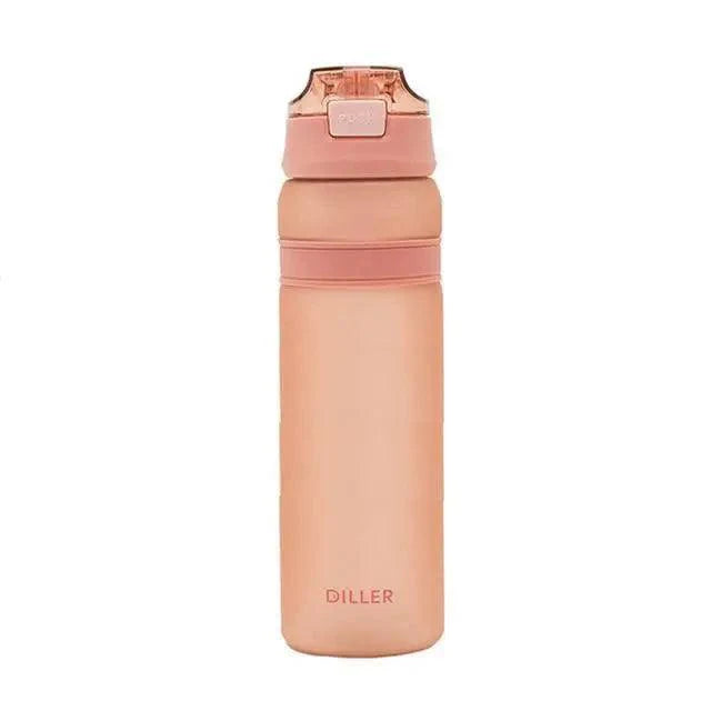 Portable Tritan Water Bottle with Straw for Fitness