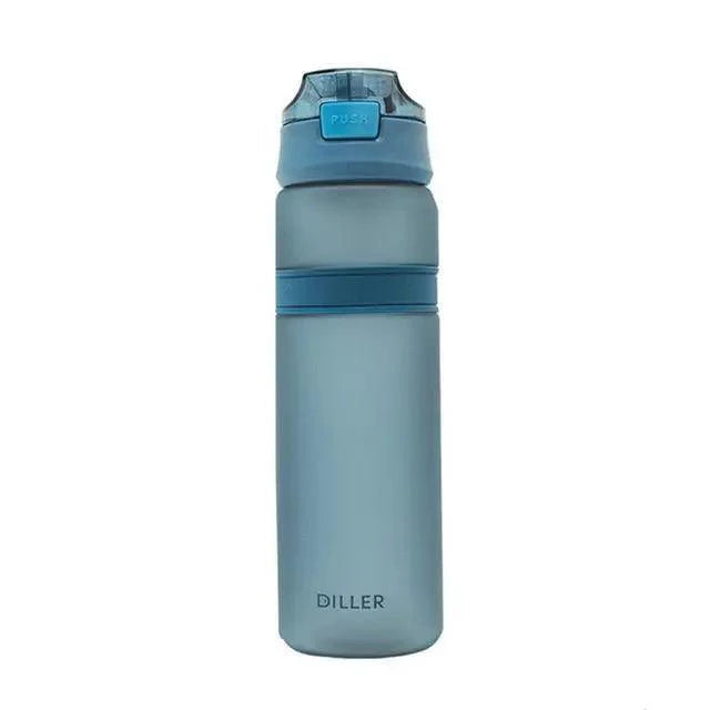 Portable Tritan Water Bottle with Straw for Fitness