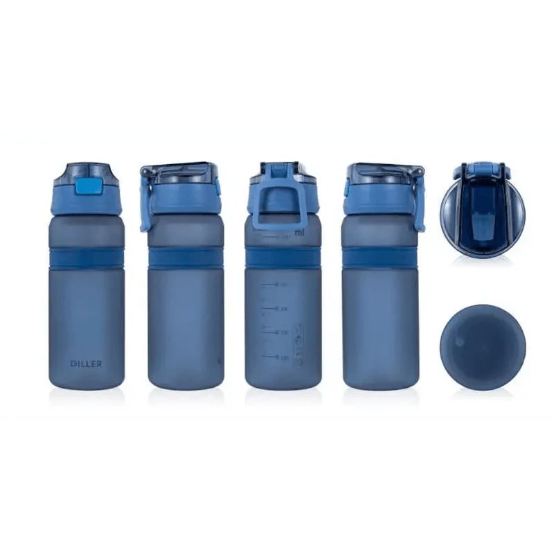 Portable Tritan Water Bottle with Straw for Fitness