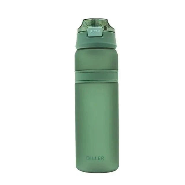 Portable Tritan Water Bottle with Straw for Fitness