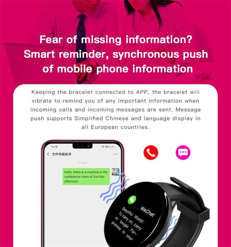 Smart Watch Fitness Tracker with Heart Rate Monitor