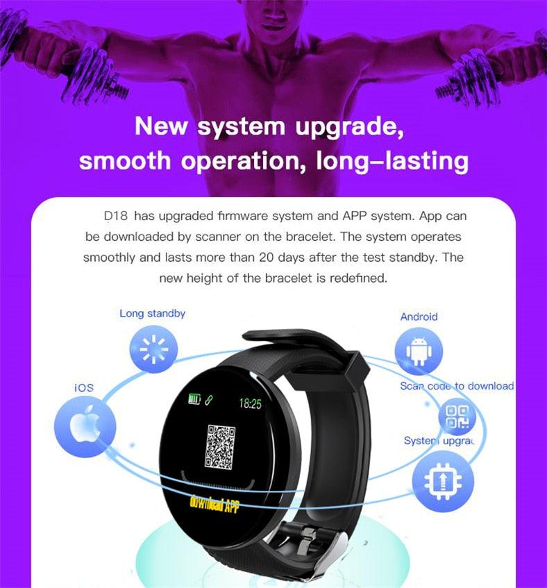 Smart Watch Fitness Tracker with Heart Rate Monitor